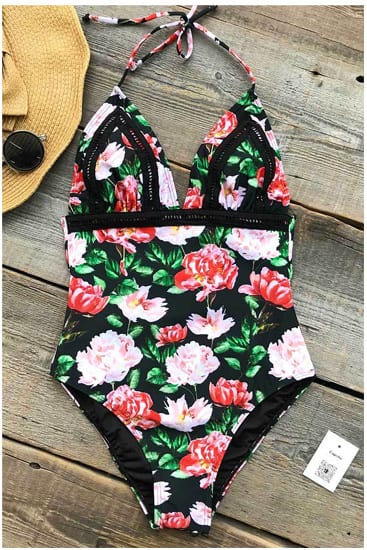 Cupshe Let The Fun Begin Print One-piece Swimsuit - BestFashionHQ.com